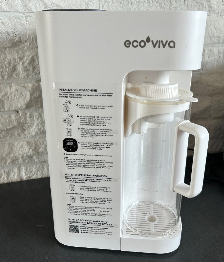 Waterfilter eco viva, Ophalen, Overige typen, Zo goed als nieuw, Wit