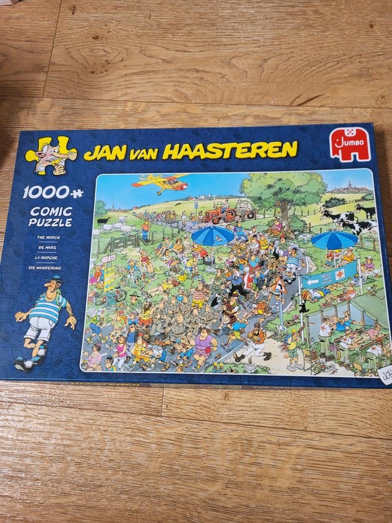 Jan van Haasteren puzzels 1000st, Ophalen of Verzenden, 500 t/m 1500 stukjes, Zo goed als nieuw