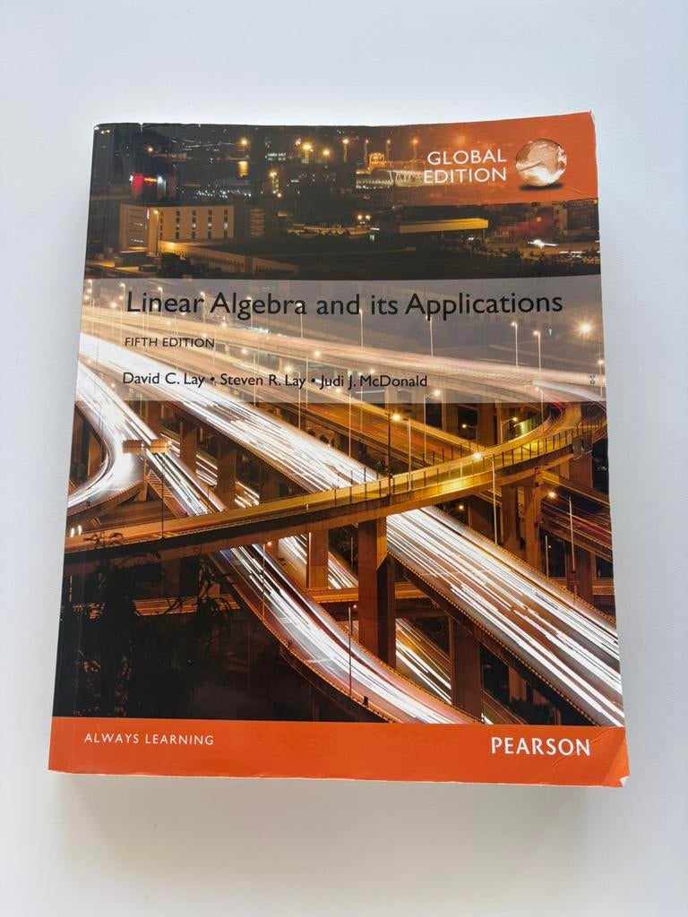 Linear Algebra and its Applications fifth 5 5th edition, Ophalen of Verzenden, Beta, Zo goed als nieuw, WO