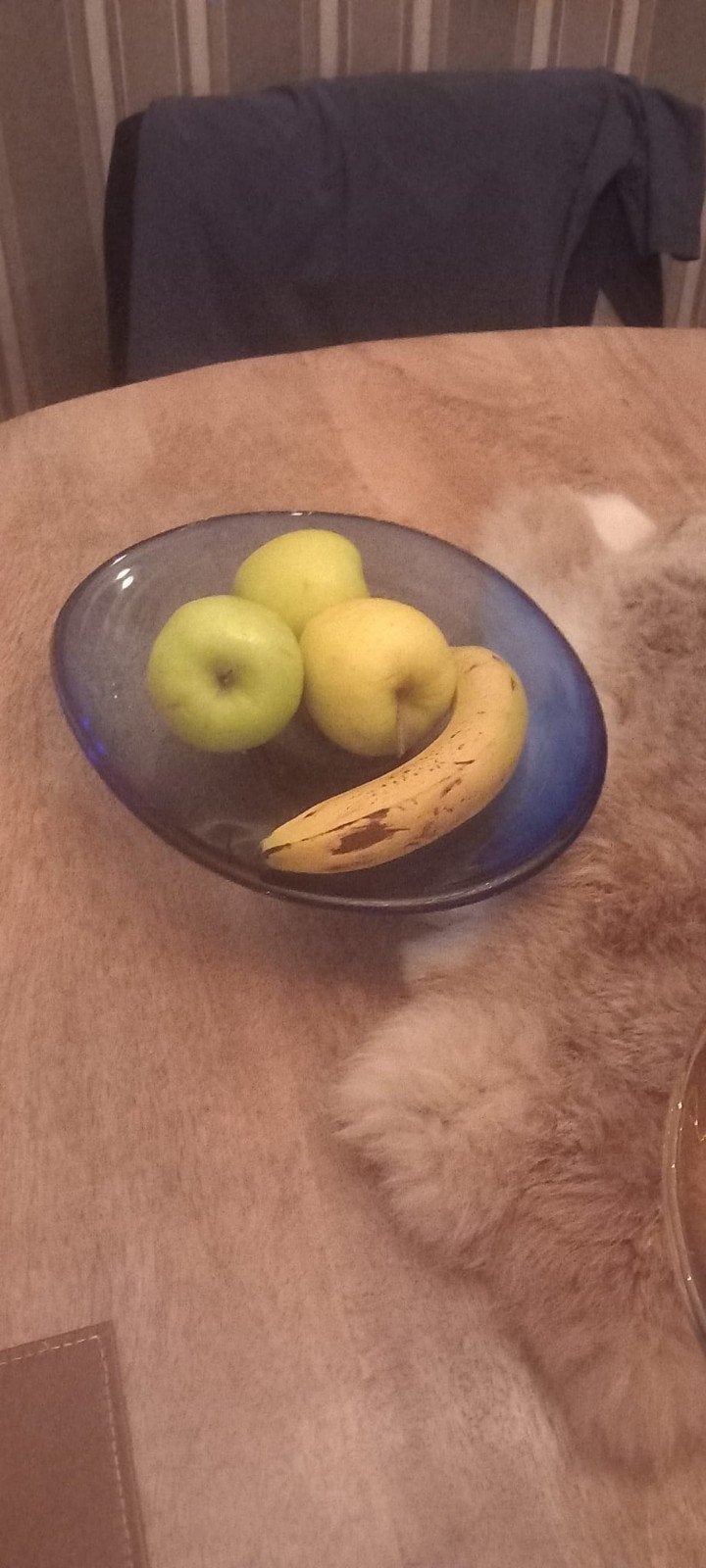 Mooie glazen fruitschaal, Gebruikt, Schaal, Ophalen of Verzenden, Glas