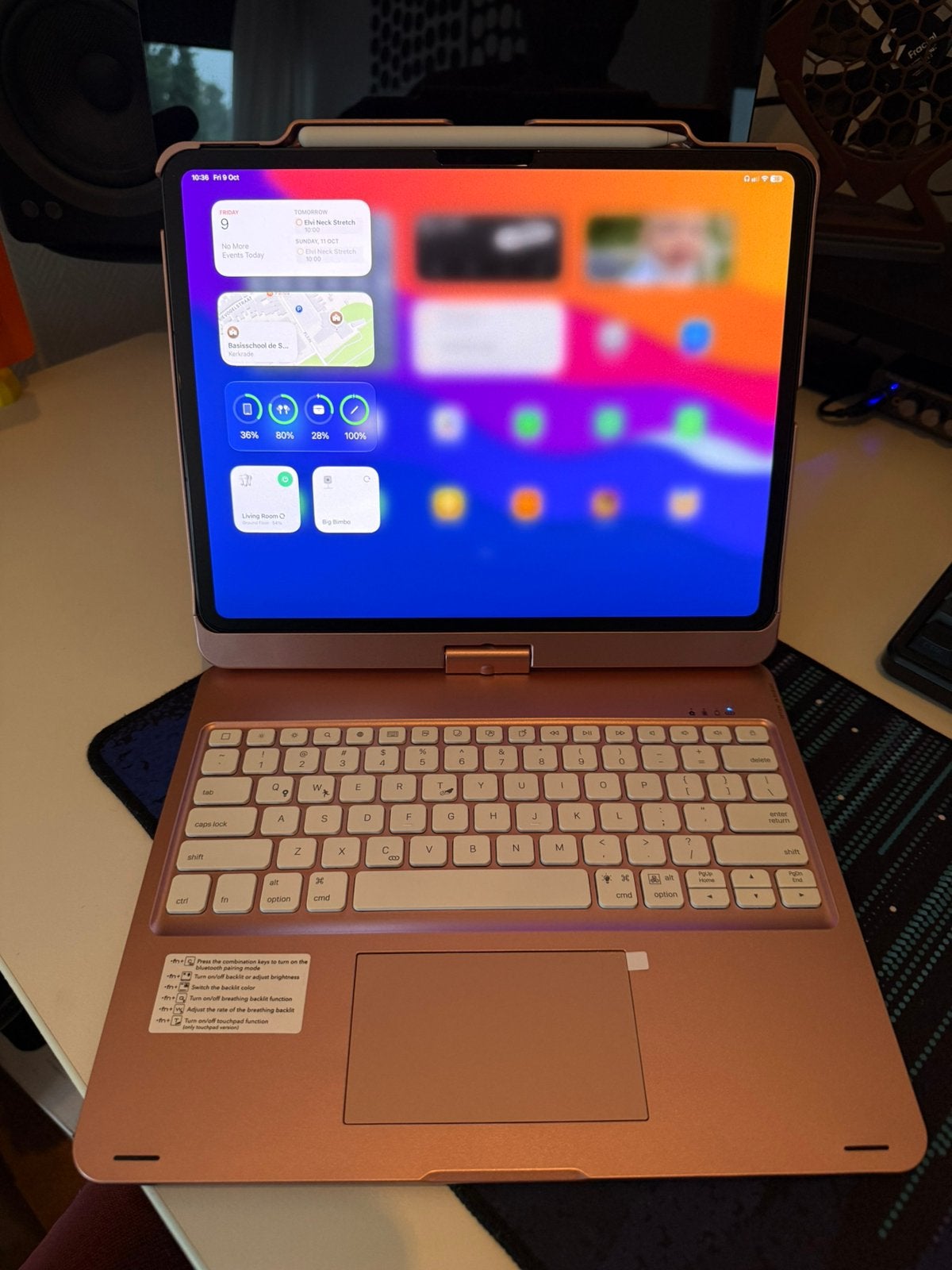 Magic Keyboard alternatief (iPad Pro 12.9 / iPad Pro 13), Ophalen of Verzenden, Nieuw, Zwart, Overige modellen