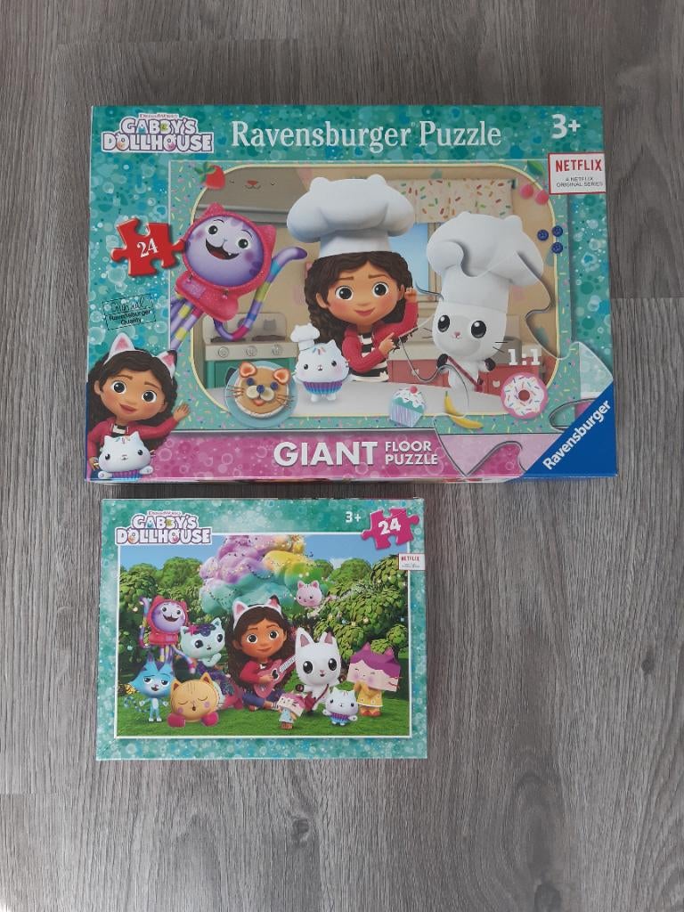 Gabby puzzels, Ophalen, 10 tot 50 stukjes, Zo goed als nieuw, 2 tot 4 jaar