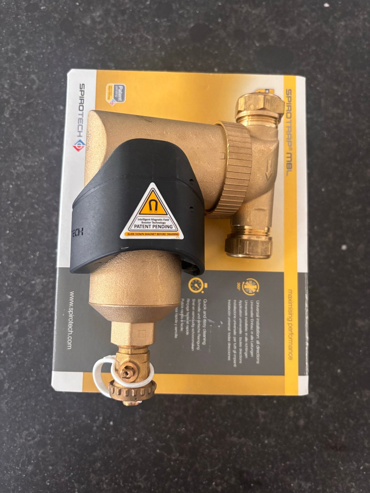 Spirotech SpiroTrap MB3 vuilafscheider 22mm met klemringen, Ophalen of Verzenden, Nieuw, Overige typen
