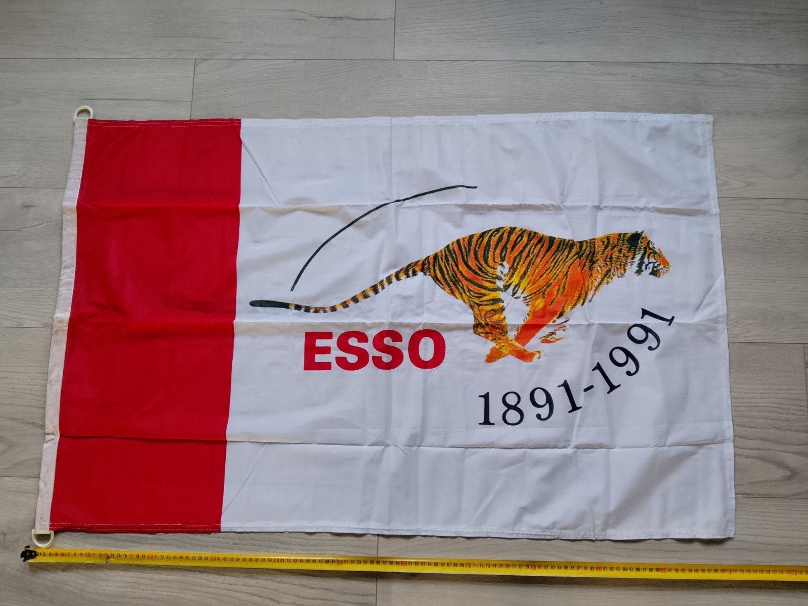 Vintage Esso Vlag - 100 Jaar Jubileum (1891-1991), Ophalen of Verzenden, Nieuw