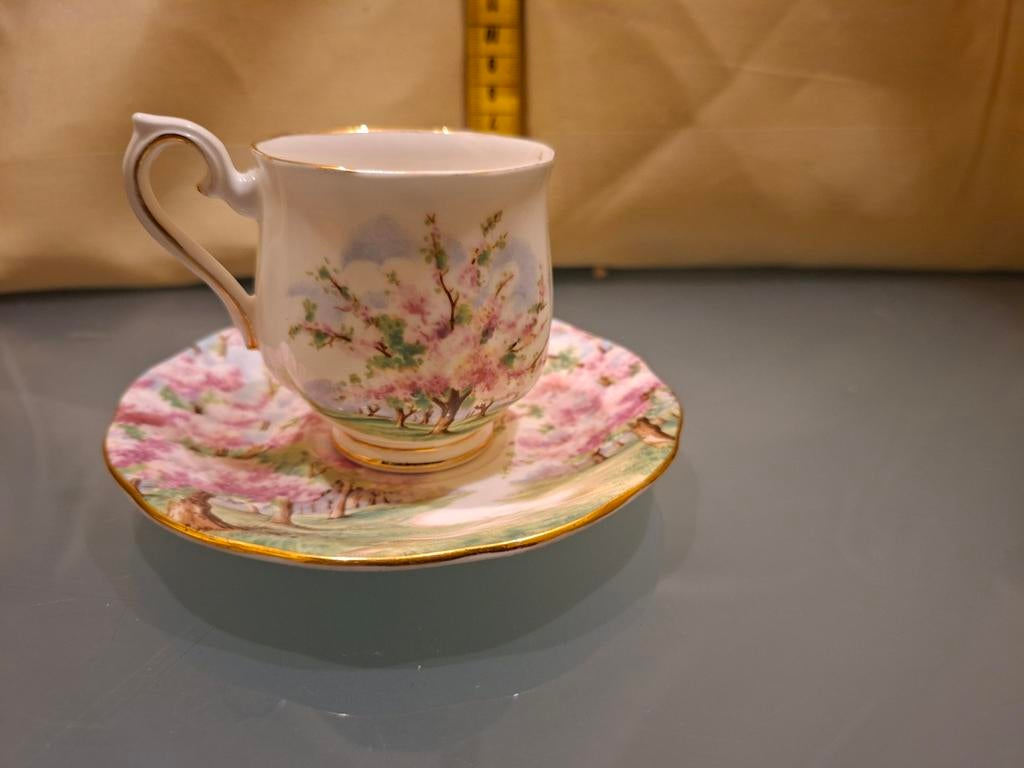 Royal Albert Blossom Time kop en schotel, Antiek en Kunst, Ophalen of Verzenden