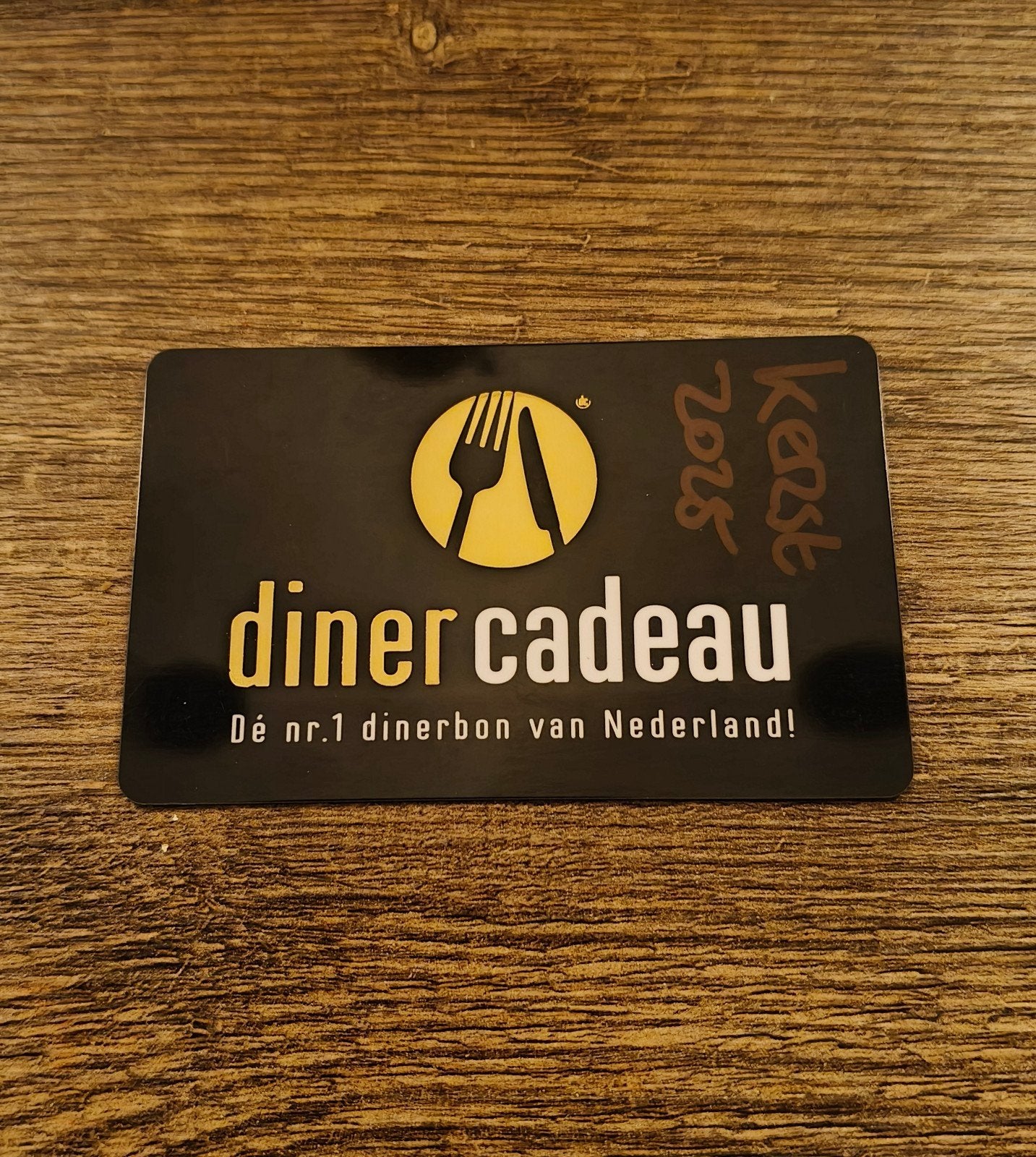 Diner Cadeau cadeaukaart, Tickets en Kaartjes, Twee personen, Cadeaubon, Overige typen