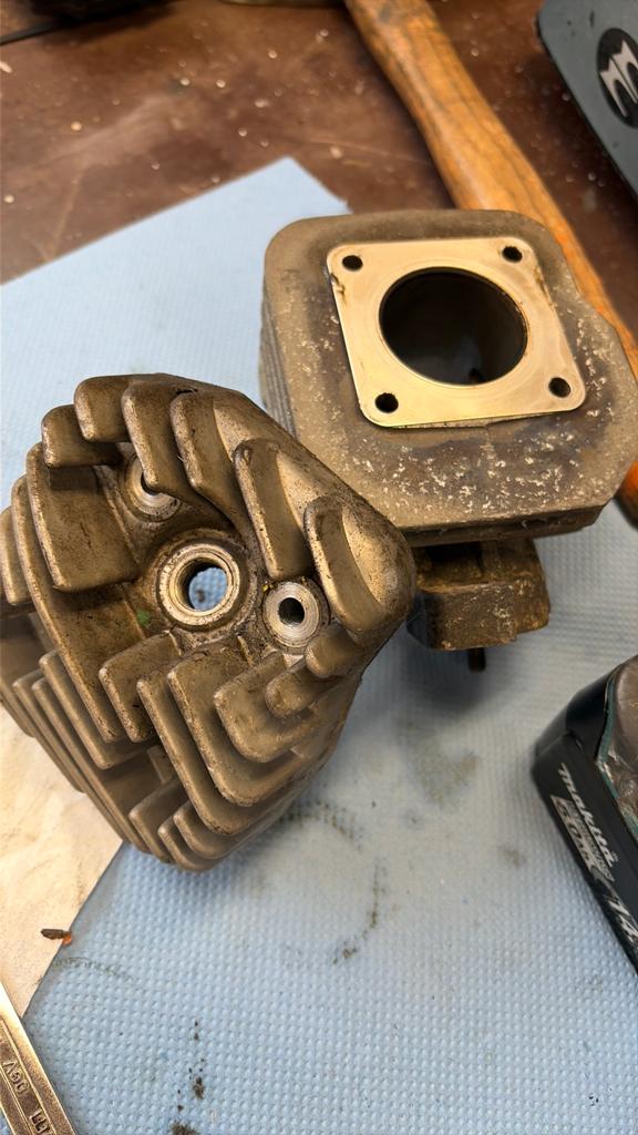 50cc Peugeot verticale cilinder met kop, Ophalen, Gebruikt, Cilinder