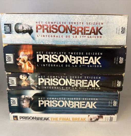 Prison Break Complete Serie Seizoenen 1-4 + The Final Break, Vanaf 16 jaar, Ophalen of Verzenden, Gebruikt, Actie en Avontuur