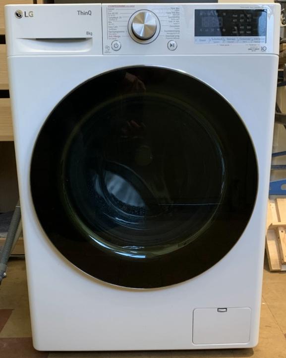 LG TurboWash Wasmachine (GC3V708S2) - < 2 jaar oud, Ophalen, Zo goed als nieuw, Minder dan 85 cm