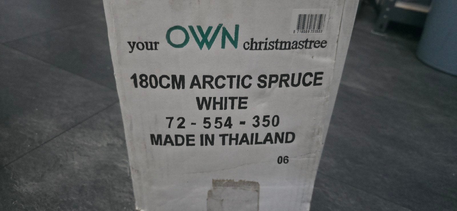 Witte kerstboom 180cm arctic spruce., Ophalen, Gebruikt