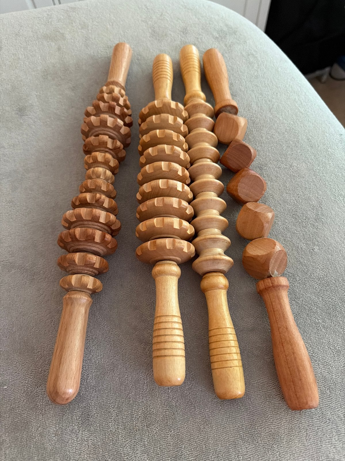Madero houten massagetools de draaiende rollers, Ophalen of Verzenden, Zo goed als nieuw, Overige typen