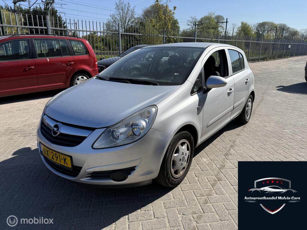 Opel Corsa 1.2-16V Essentia Airco EXPORT ONLY, Auto's, Voorwielaandrijving, Stof, Gebruikt, Zwart