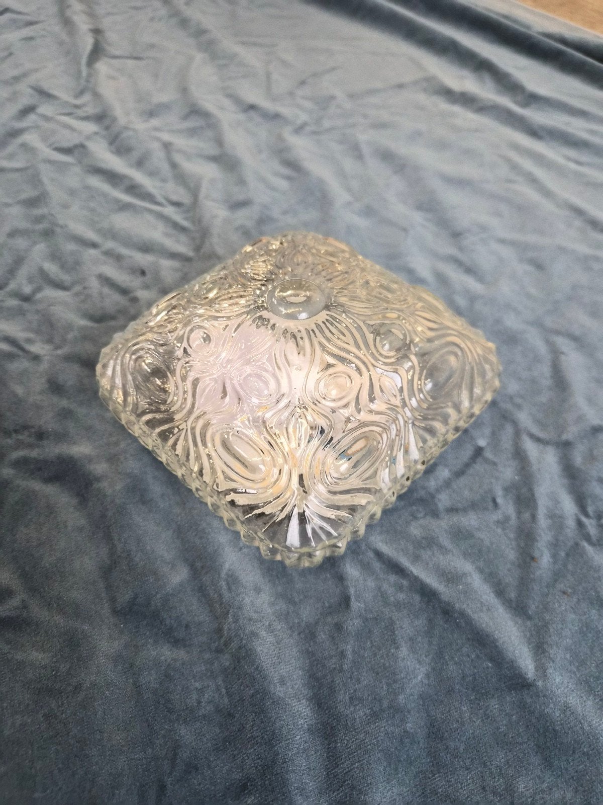 Vintage plafondlamp Massive, Gebruikt, Vintage, Onbekend, Glas