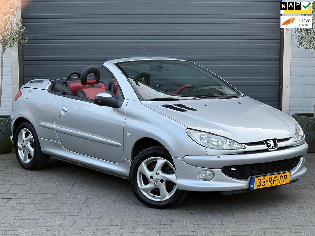 Peugeot 206 CC 1.6-16V | Cabrio | 103DZ KM | NAP | Nw. Riem, Auto's, Voorwielaandrijving, Gebruikt, 4 cilinders, Cabriolet
