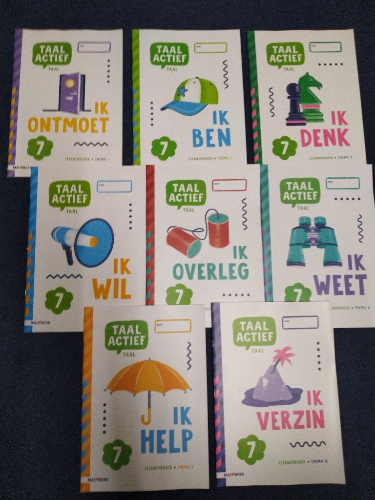 Taal actief Leerwerkboek -Groep 7- thema 1 t/m 8 voor €40,00, Ophalen of Verzenden, Nieuw, Overige niveaus, Nederlands