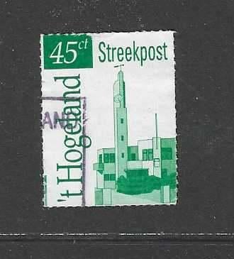 1992 streek- stadspost 't Hogeland Usquert 45ct, Verzenden, Na 1940, Gestempeld