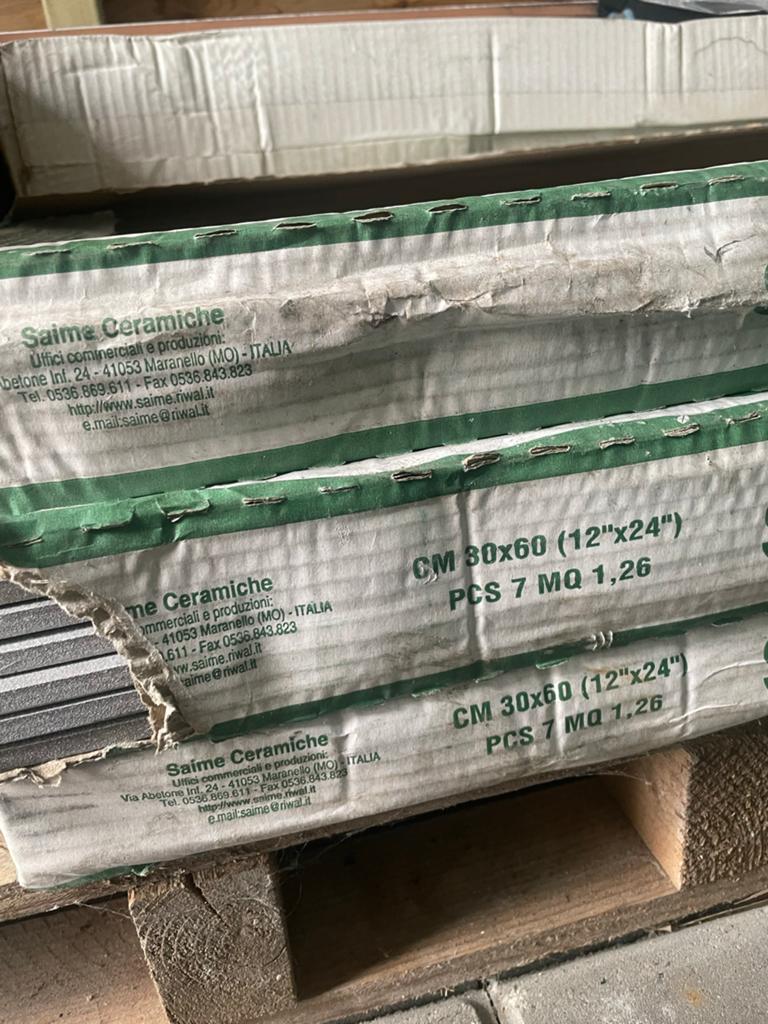 Saime Ceramiche tegels 30x60 cm - 1,26 m² per doos, Ophalen, 40 tot 60 cm, Keramiek, Nieuw