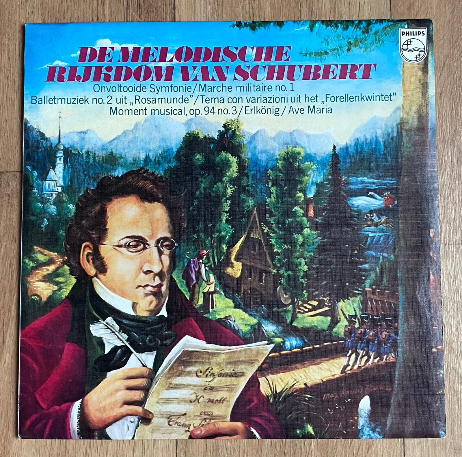 LP De Melodische Rijkdom Van SCHUBERT ( NL ), Cd's en Dvd's, Vinyl | Klassiek, LP, Gebruikt, Verzenden, Schubert