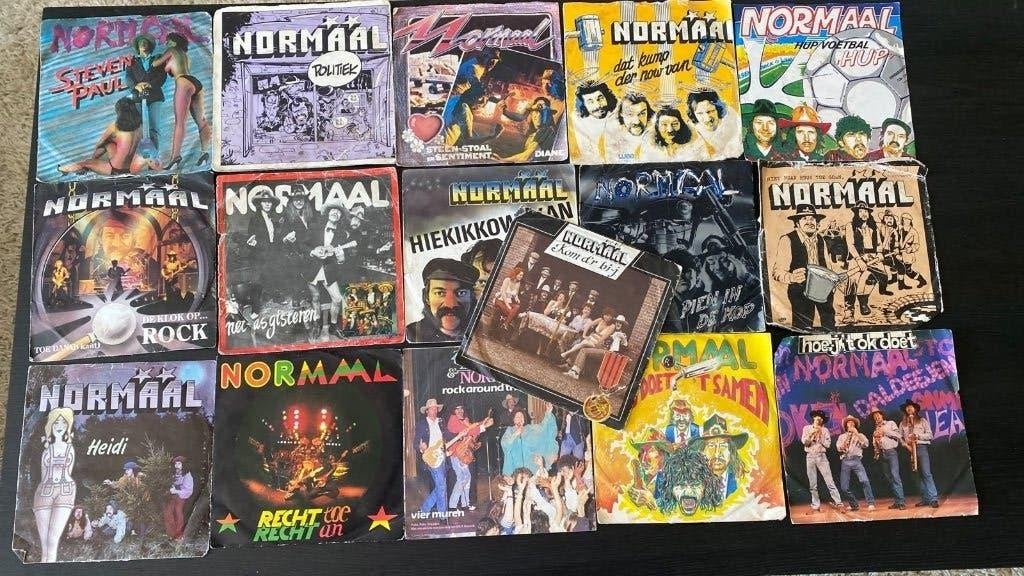 13x vinyl single's van NORMAAL, Gebruikt, 7 inch, Ophalen of Verzenden, Pop
