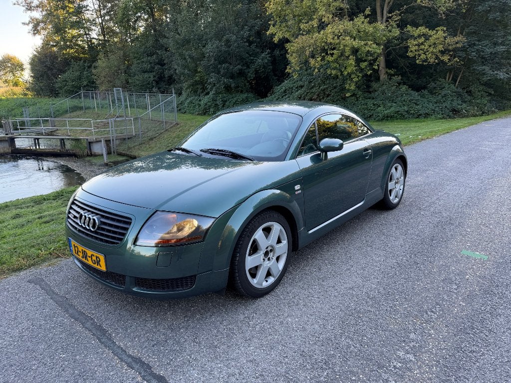 Audi TT 1.8 T Coupe Quattro 225PK 2002 "Steppe Grass Green"!, Auto's, TT, 1440 kg, Zwart, 4 cilinders