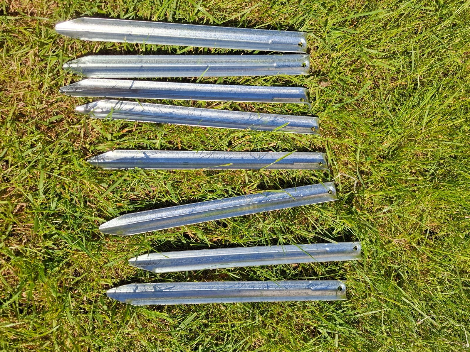 Tent haringen, Ophalen
