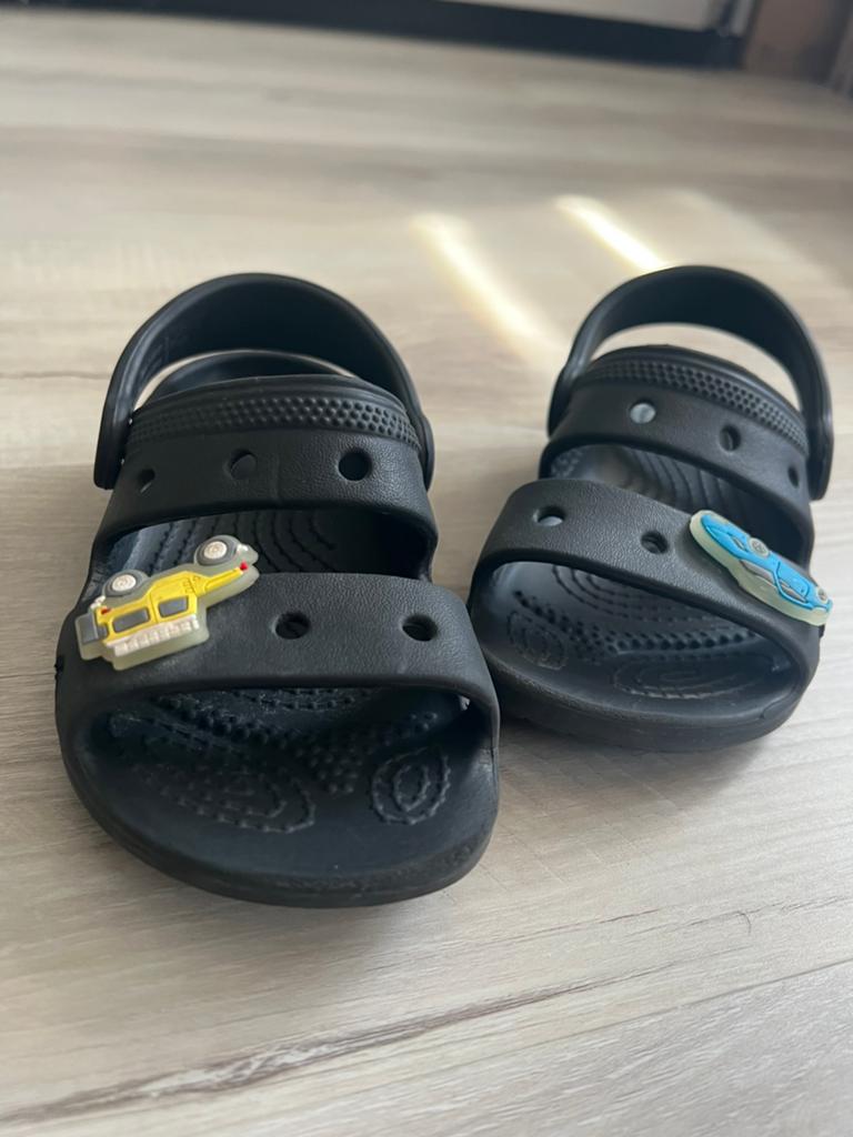 Crocs crocband sandalen, Ophalen of Verzenden, Zo goed als nieuw, Jongetje of Meisje, Schoentjes