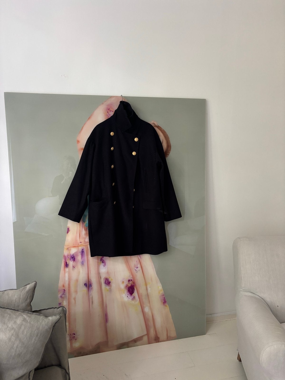 Pauw Double Breasted Cabanne van Pauw maat 4, Kleding | Dames, Ophalen of Verzenden, Zo goed als nieuw, Maat 38/40 (M), Zwart