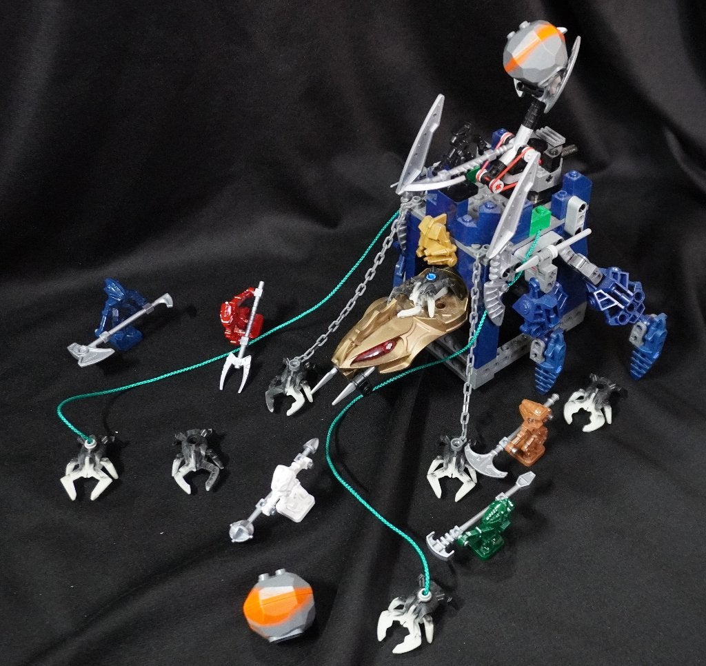 LEGO Bionicle 8757 Visorak Battle Ram, Bionicle, Lego, Ophalen of Verzenden, Zo goed als nieuw