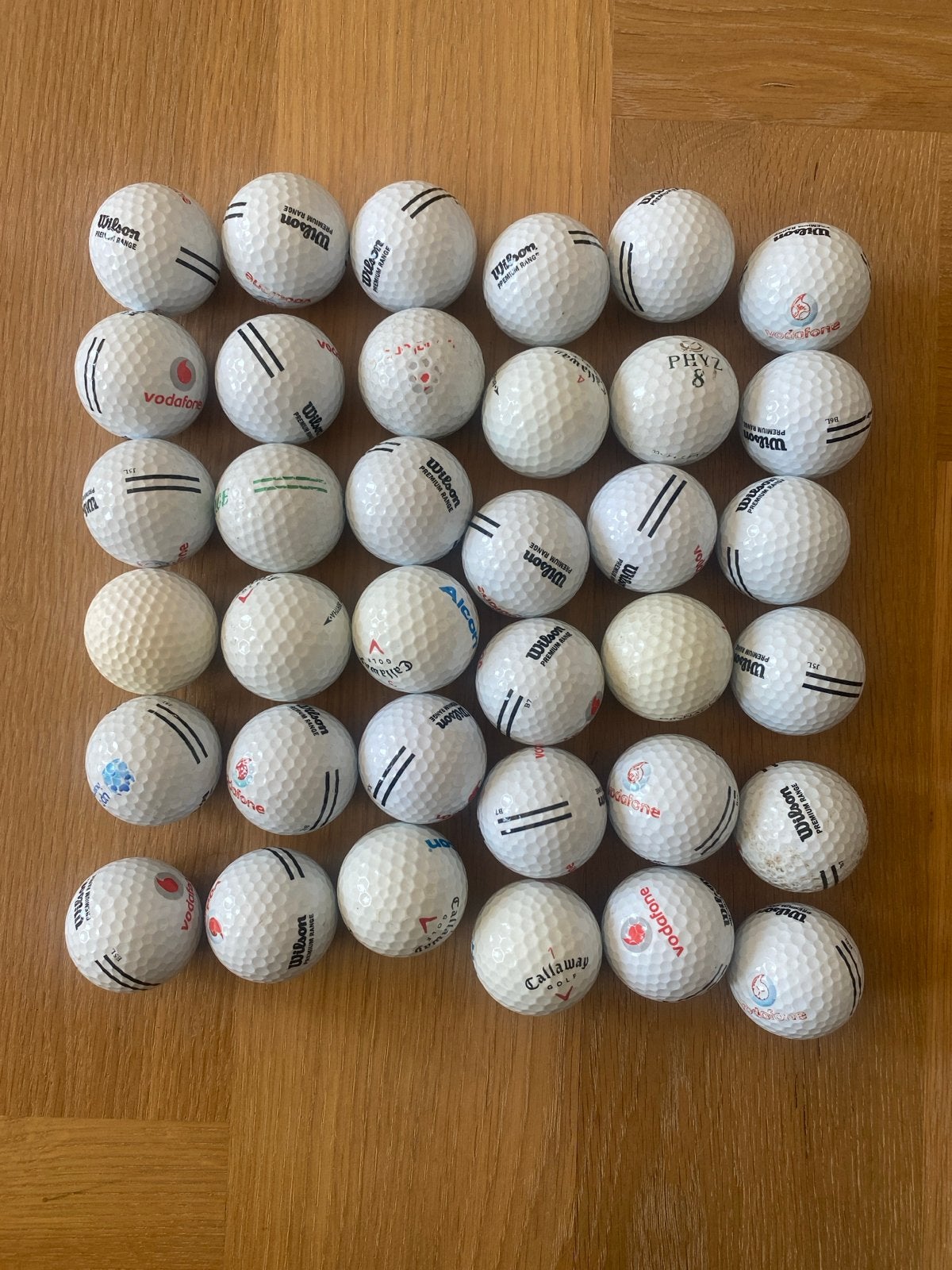 golfballen - Wilson, callaway, phyz, Ophalen of Verzenden, Gebruikt, Bal(len), Overige merken