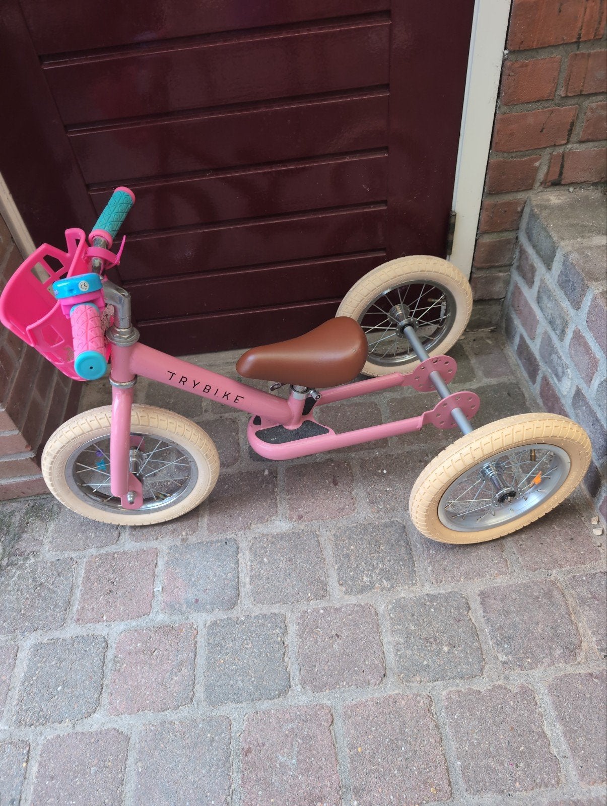 Roze Trybike - Loopfiets/Driewieler, Ophalen, Gebruikt, Loopfiets