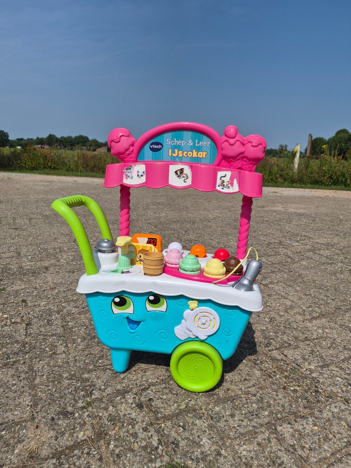 Vtech ijscokar, Ophalen, Gebruikt