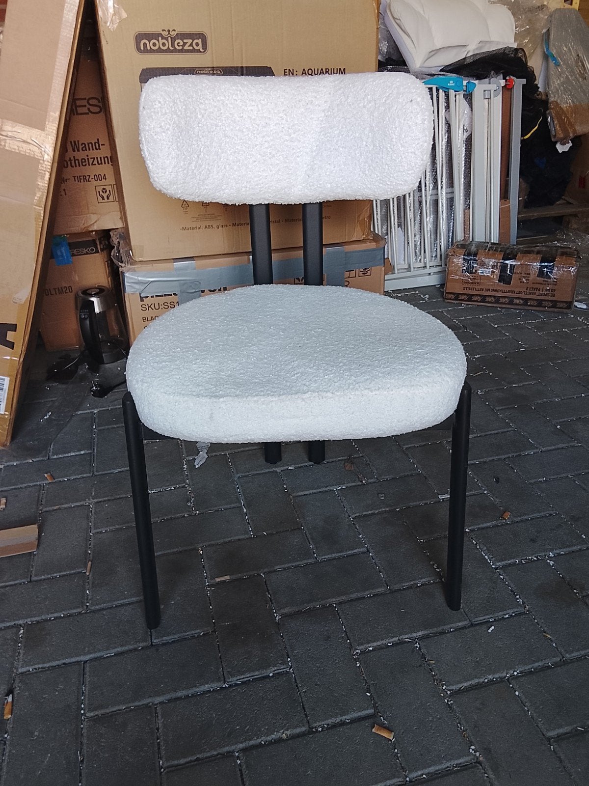 Schapenvacht stoeltje zgan 1 stuk, Huis en Inrichting, Stoelen, ., Ophalen of Verzenden, Zo goed als nieuw, Eén