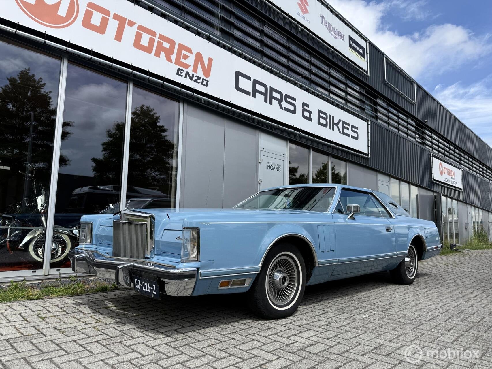 Lincoln Continental 6.6 Mark V aut Wedgewood bleu UNIEK, Auto's, Lincoln, Automaat, Achterwielaandrijving, 8 cilinders, 2000 kg