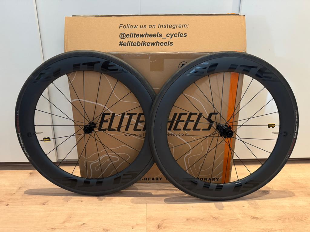 EliteWheels 60mm Carbon Disc wielset - Nieuw!, Wiel, Nieuw, Ophalen of Verzenden, Racefiets