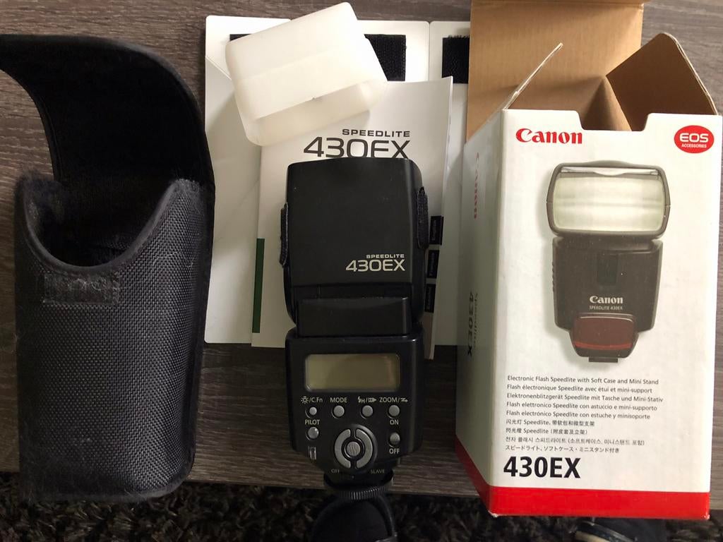 Canon speedlite 430EX flitser, Ophalen of Verzenden, Zo goed als nieuw