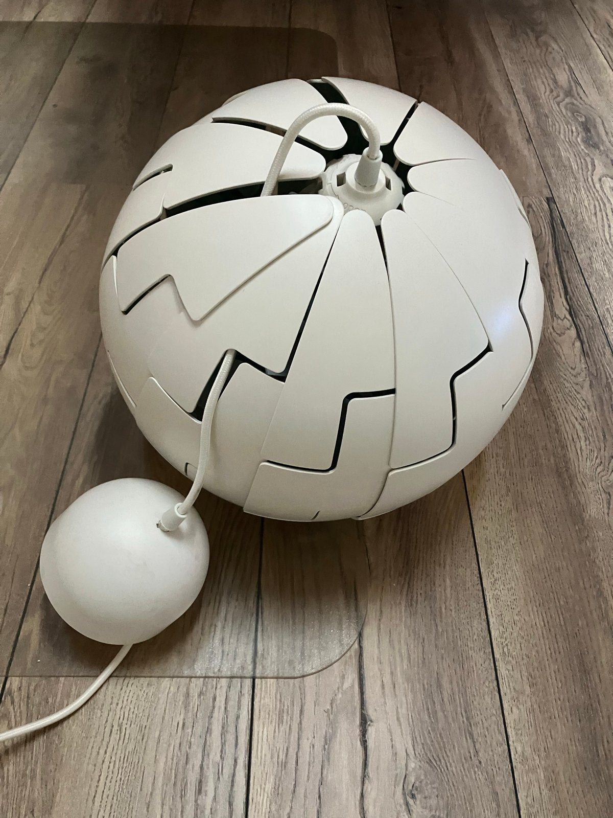 IKEA PS 2014 Hanglamp - Wit, uitschuifbaar, Huis en Inrichting, Lampen | Hanglampen, Gebruikt, Kunststof, Ophalen of Verzenden