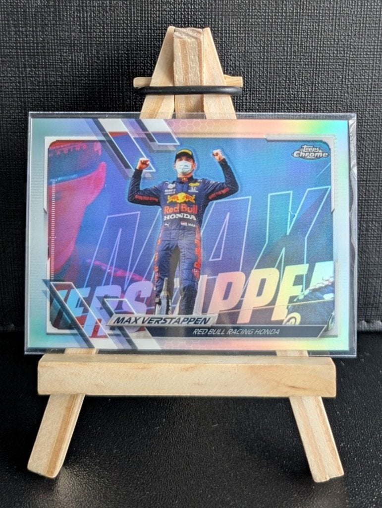 2021 topps Chrome f1 Max verstappen #48, Ophalen of Verzenden, Zo goed als nieuw, Formule 1