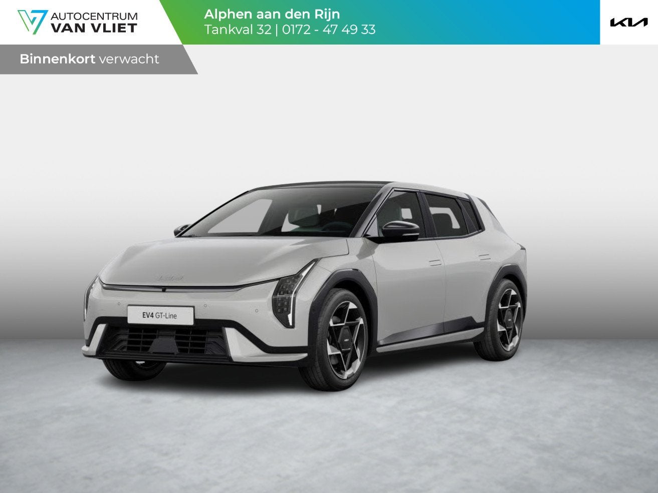 Kia EV4 GT-PlusLine 81.4 kWh | Actieprijs* | Navi. | Clima., Auto's, 81 kWh, 510 min, 204 pk, Zilver of Grijs