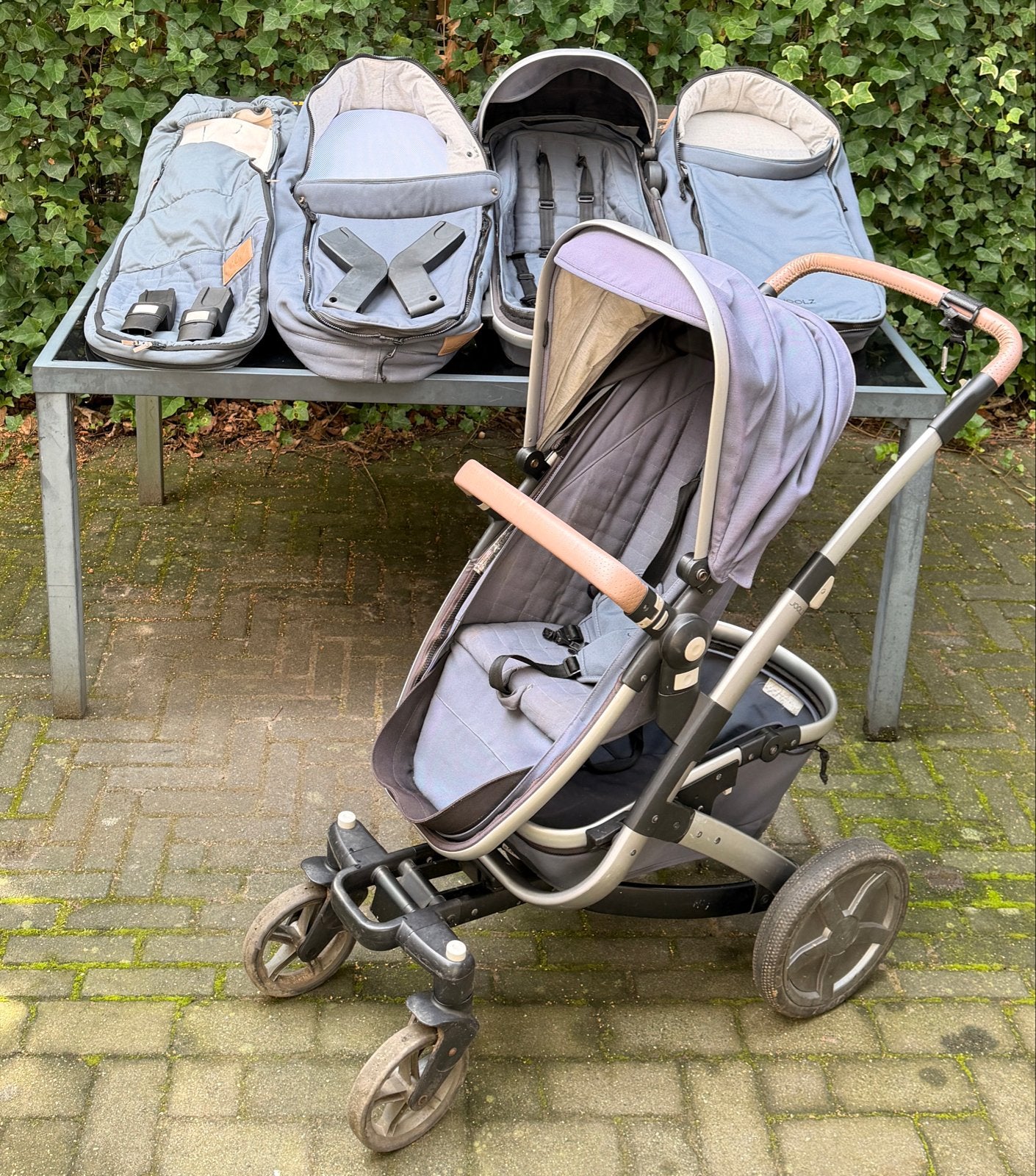 Joolz Geo Duo Navy Blue, Gebruikt, Duowagen, Combiwagen, Ophalen