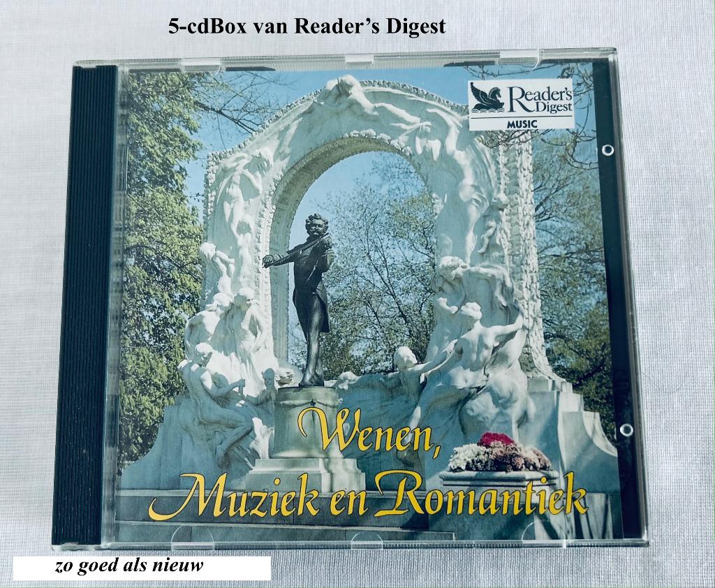 5-CD-box Wenen, Muziek & Romantiek Readers Digest, Cd's en Dvd's, Ophalen, Zo goed als nieuw, Romantiek, Boxset