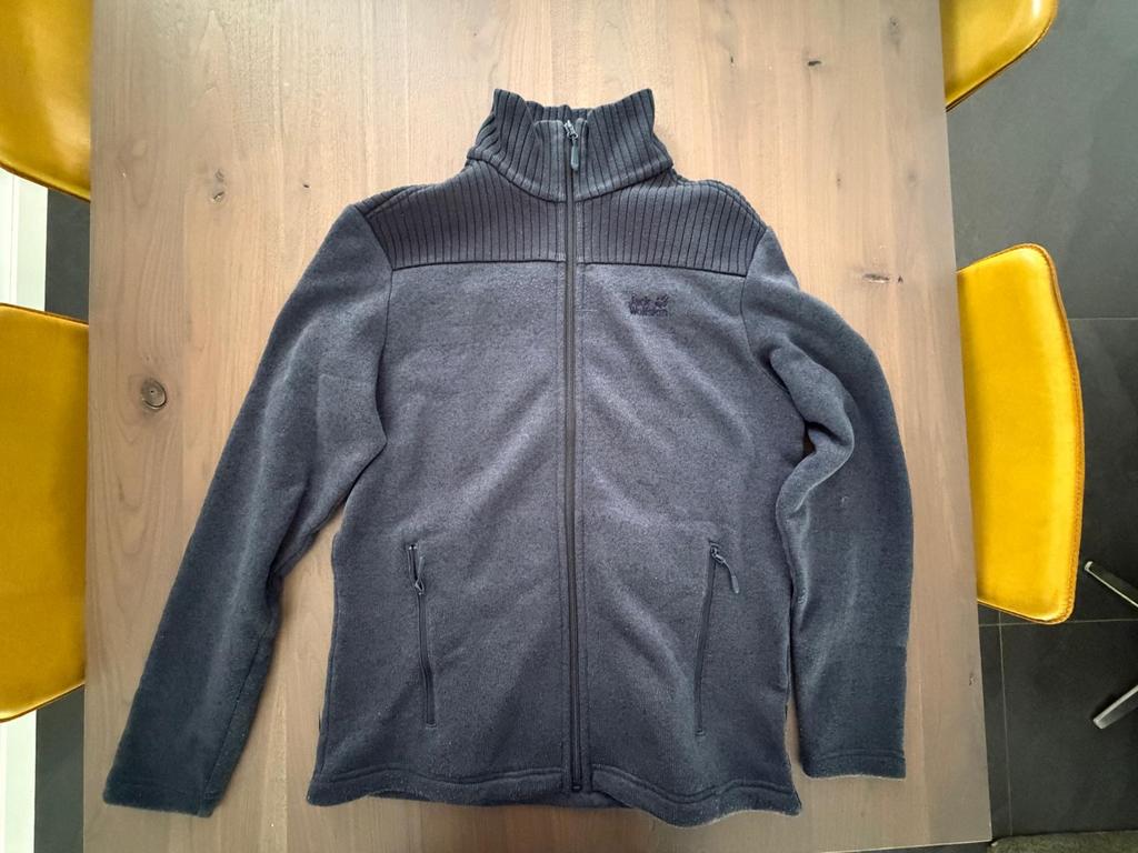 Jack Wolfskin fleecevest heren - Maat L, Ophalen of Verzenden, Zo goed als nieuw, Maat 52/54 (L), Grijs