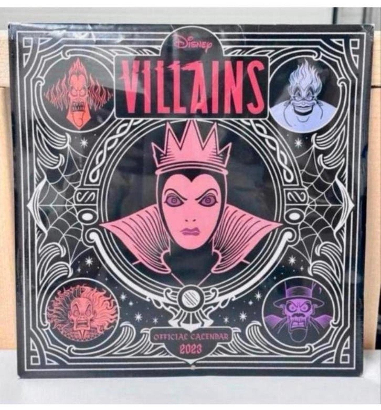 Disney Villains 2023 Calendar officiele kalender Lp formaat, Diversen, Nieuw, Ophalen of Verzenden, H, H
