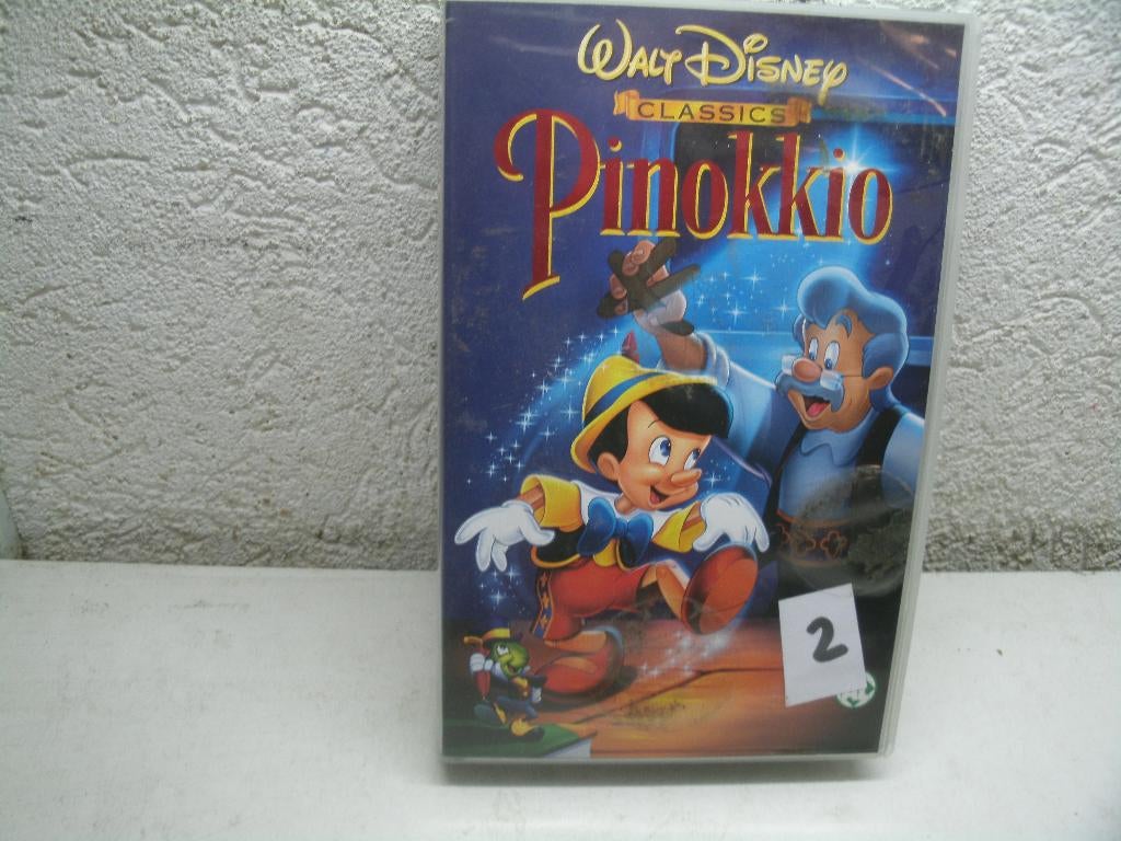 vhs 189a pinokkio 2 ned gespr, Cd's en Dvd's, VHS | Kinderen en Jeugd, Alle leeftijden, Ophalen of Verzenden, Gebruikt