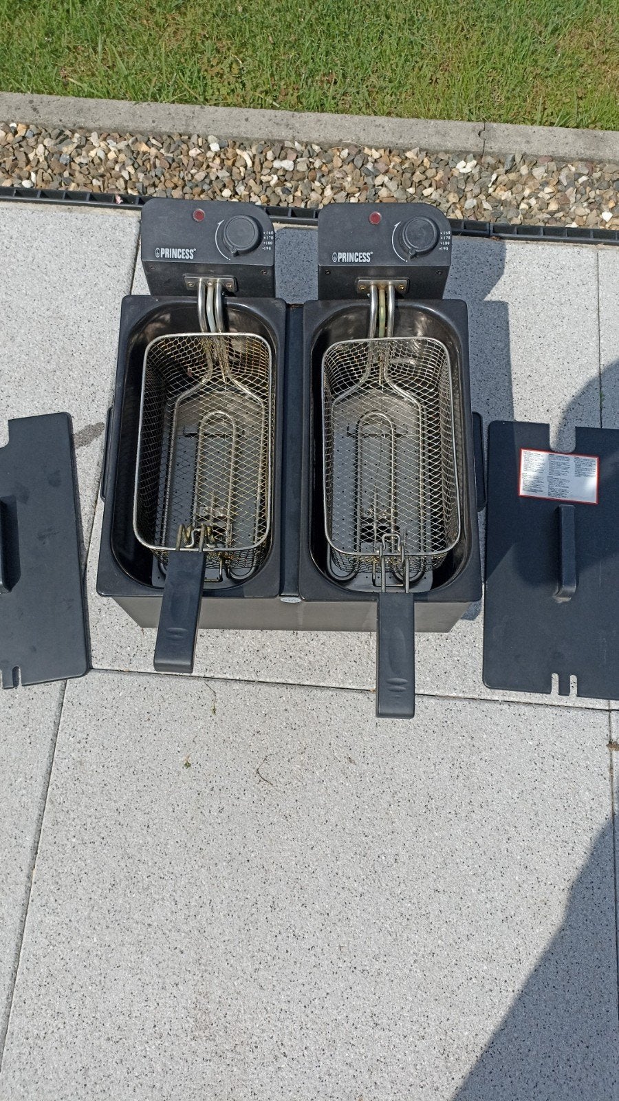 Princess dubbele frituurpan / friteuse, 4 liter of meer, Ophalen, Zo goed als nieuw