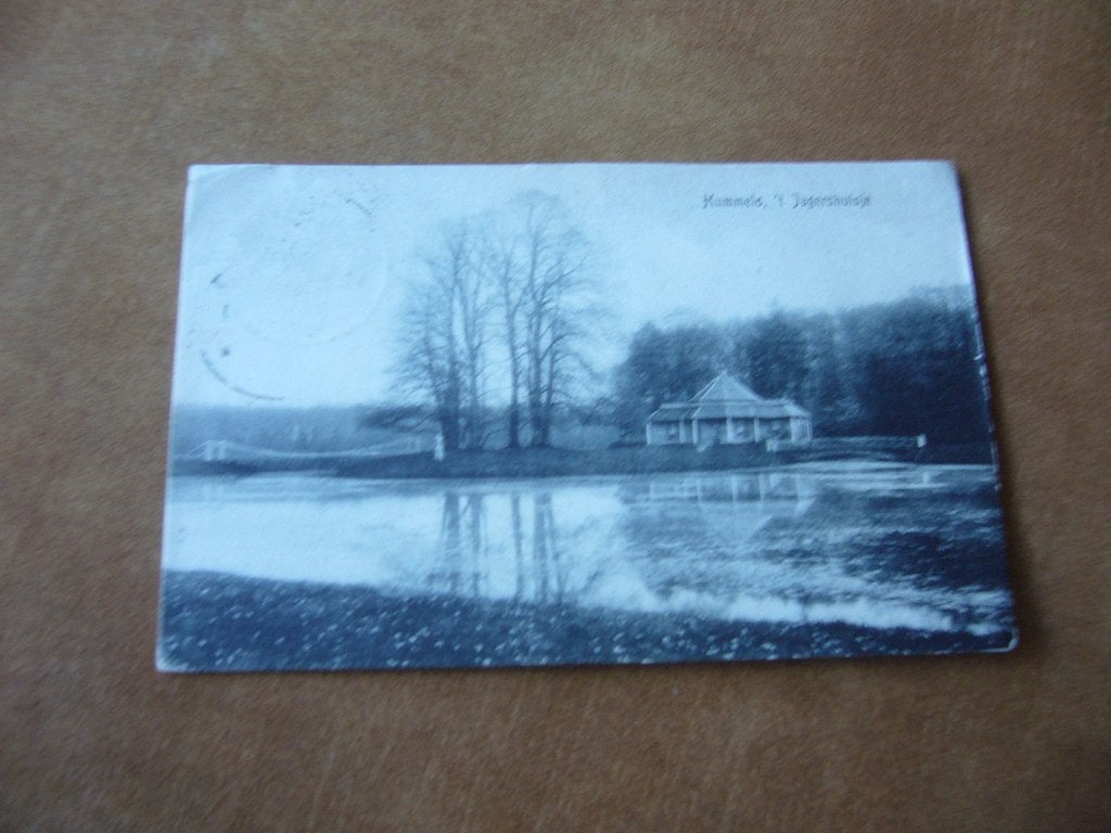 HUMMELO  =  T, JAGERSHUISJE  BRIEFKAART  1907, Ophalen of Verzenden, Voor 1920, Gelopen, Gelderland