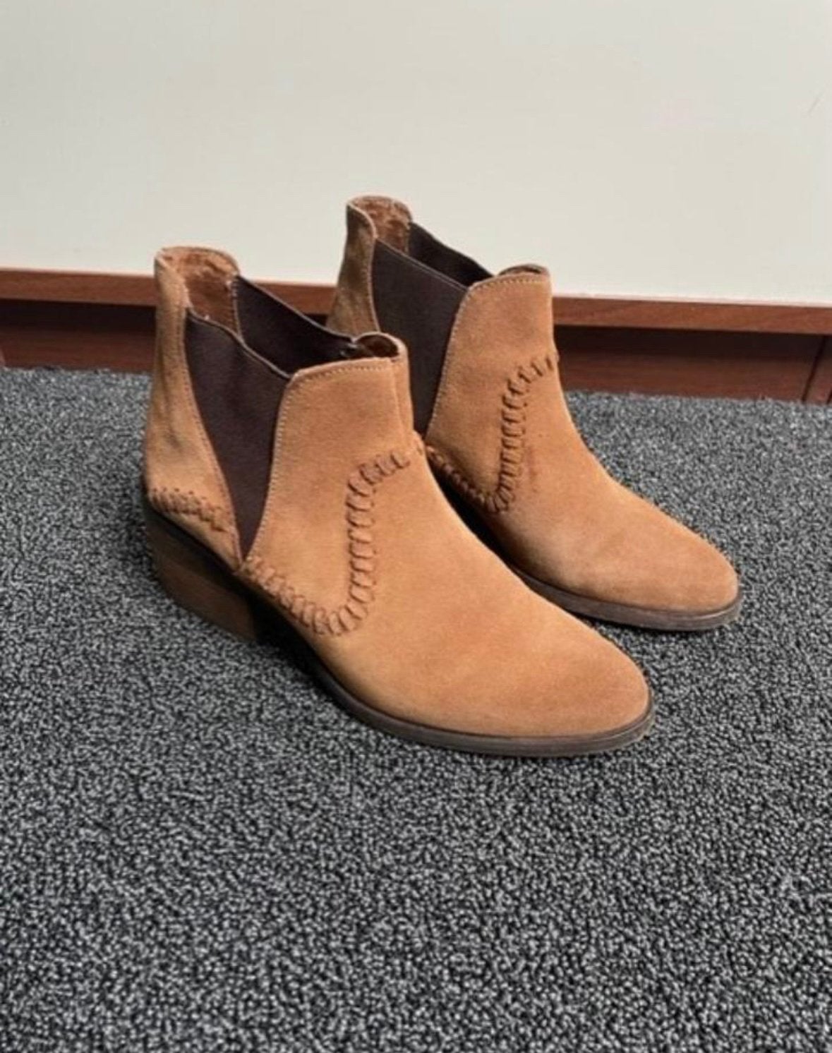 Camel suede laarzen maat 36, Bruin, Lage of Enkellaarzen, Ophalen of Verzenden, Zo goed als nieuw