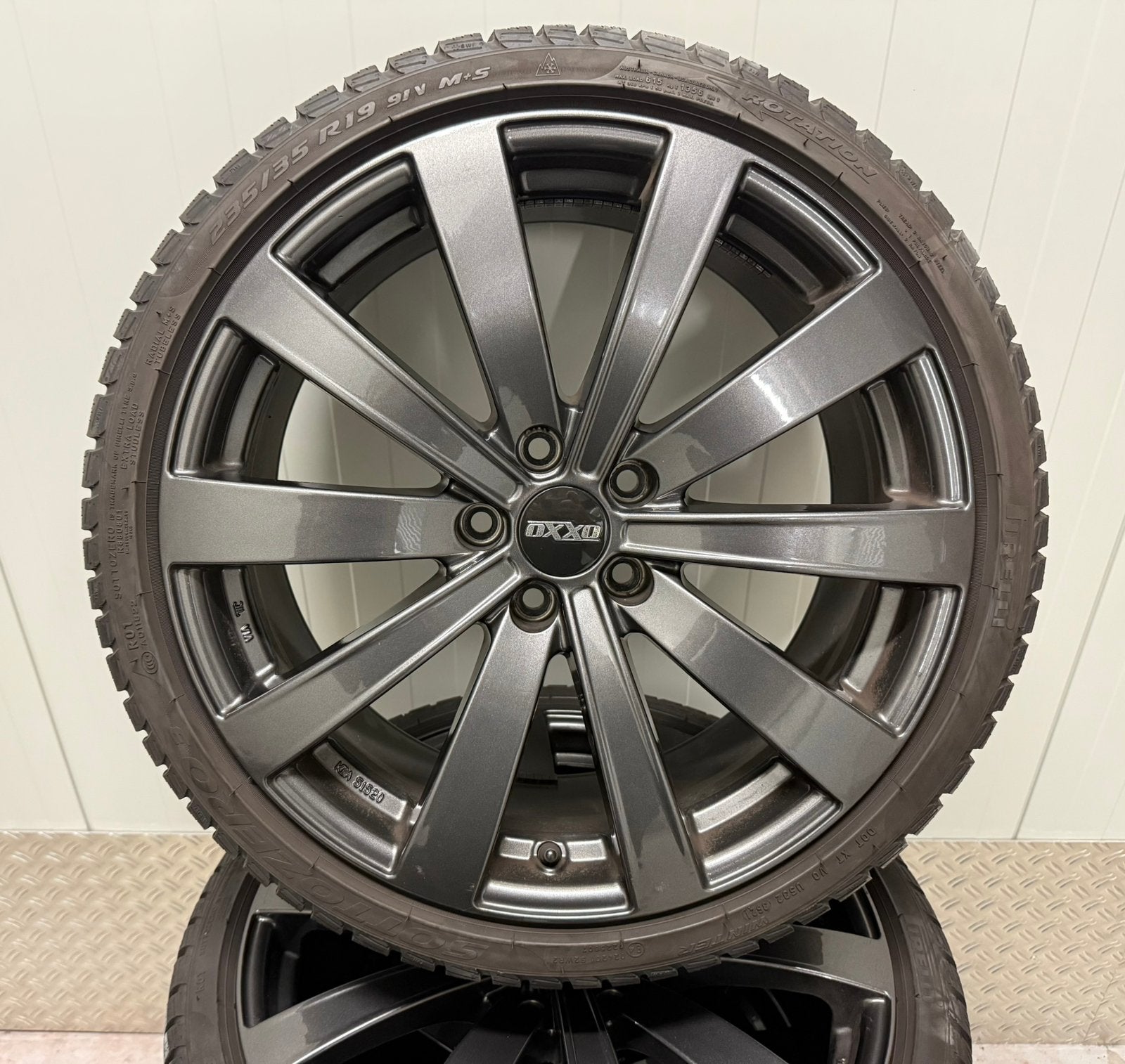 Oxxo Sentinel Velgen 19 Inch 5x112 VW Golf / Audi A3 / Leon, Gebruikt, -, -, Banden en Velgen