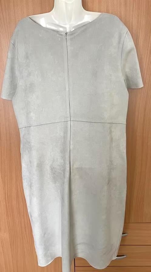 Steps suède look jurk maat 46[dmv], Kleding | Dames, Beige, Maat 46/48 (XL) of groter, Nieuw, Ophalen of Verzenden
