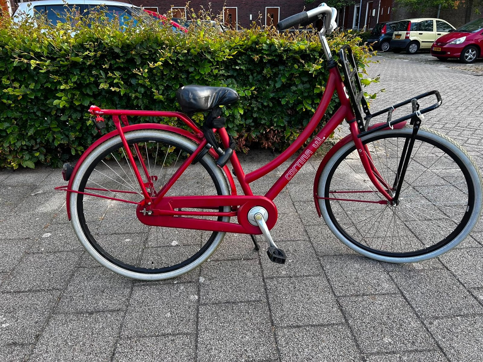 Cortina fiets, 53 tot 56 cm, Ophalen, Gebruikt, Terugtraprem