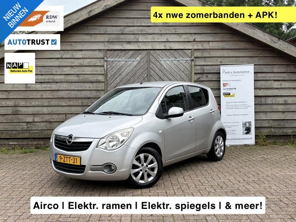 Opel Agila 1.0 Berlin | Airco | Elektrische ramen | Elektris, Auto's, Opel, Voorwielaandrijving, Euro 5, Stof, Gebruikt